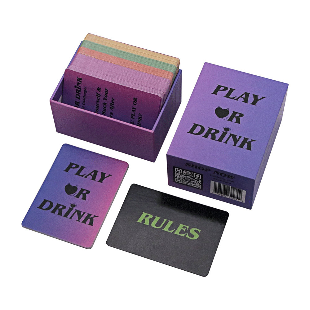 Exhilora Play or Drink Spelkort - Lustly