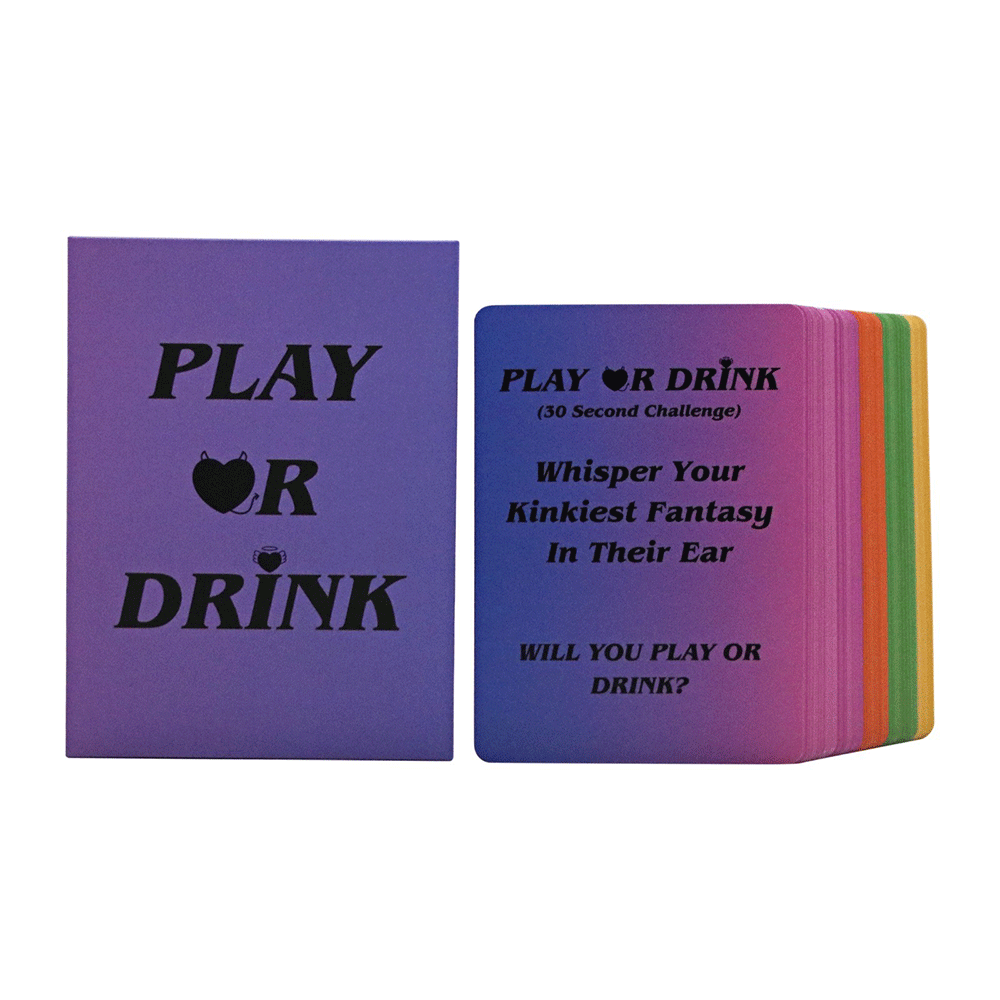 Exhilora Play or Drink Spelkort - Lustly