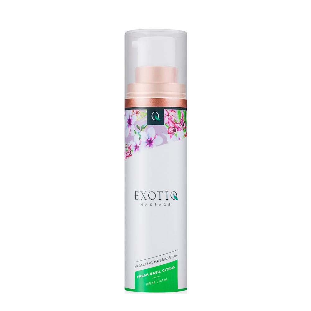 Exotiq Aromatic Massage Oil Basil Citrus - Lustly
