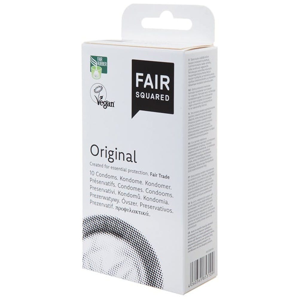 FAIR Squared Original 10 - pack Rättvisemärkta kondomer - Lustly