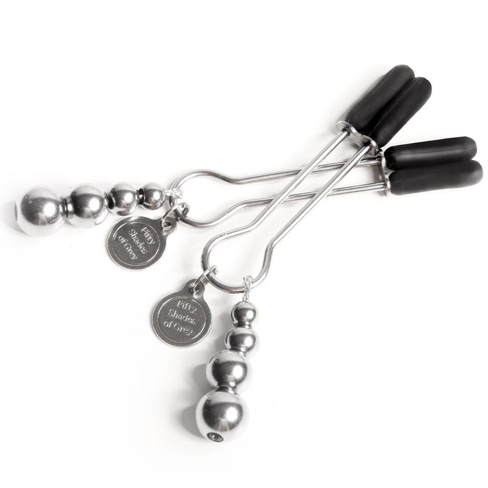 Fifty Shades Of Grey Adjustable Nipple Clamps - Lustly