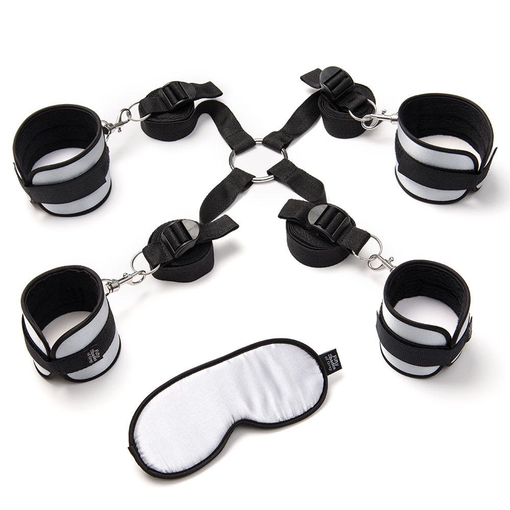 Fifty Shades Of Grey Bed Restraint Kit - Lustly