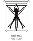Fifty Shades Of Grey Over The Bed Cross Set - Lustly