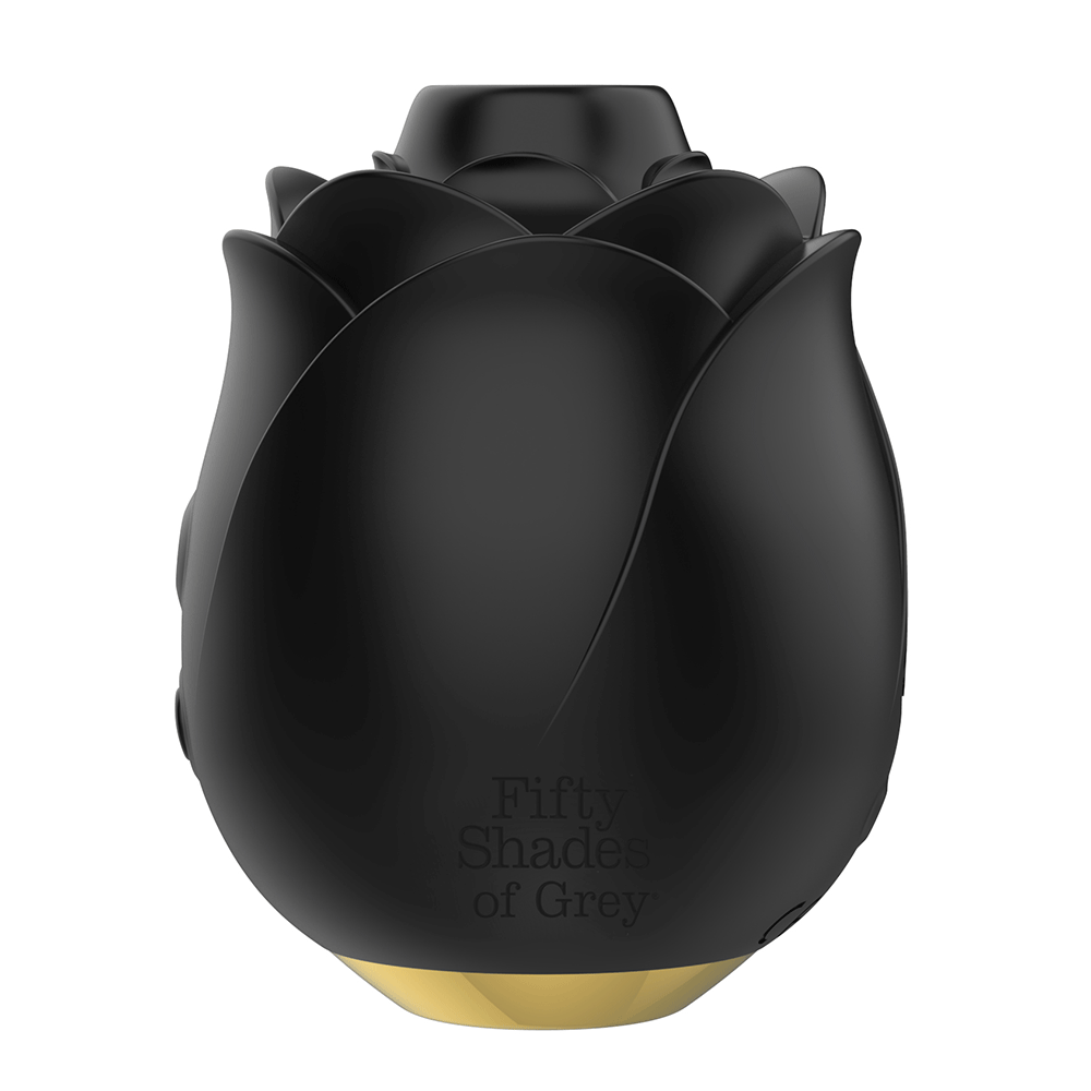 Fifty Shades of Grey Suction Rose Black Lufttrycksvibrator - Lustly