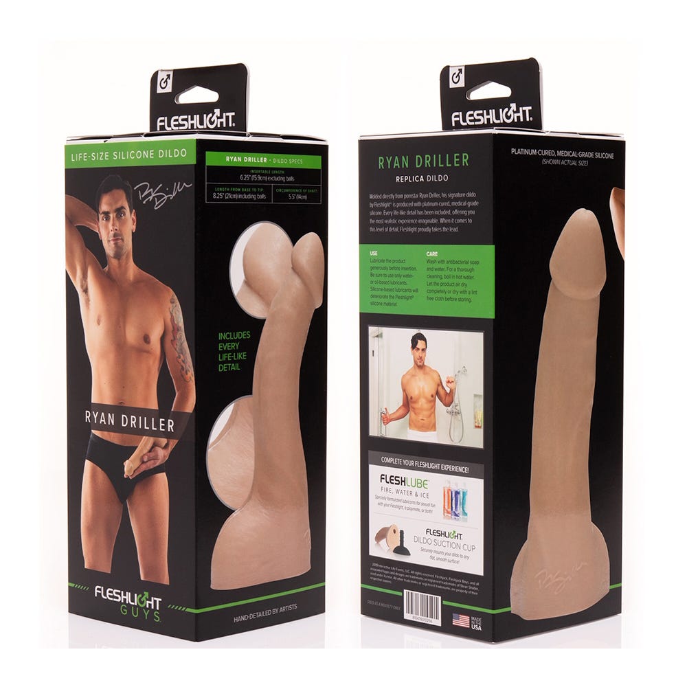 Fleshjack Boys Ryan Driller Dildo - Lustly