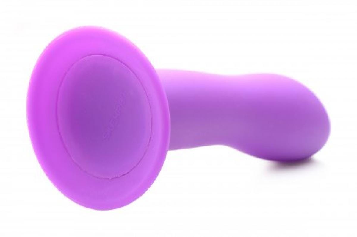 Flexible Silicone Dildo Purple - Lustly