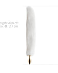 Fox Tail Plug No. 13 Gold/White - Lustly