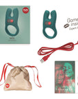 Fun Factory NŌS Deep Sea Blue Vibrerande Penisring - Lustly