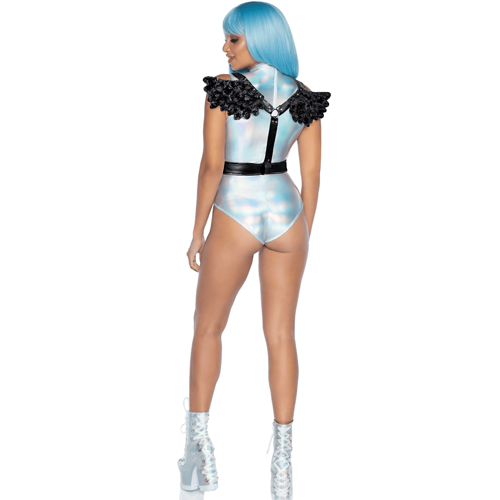 Furry Angel Wing Body Harness Black - Lustly