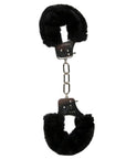 Furry Handcuffs Black - Lustly