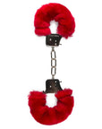 Furry Handcuffs Red - Lustly