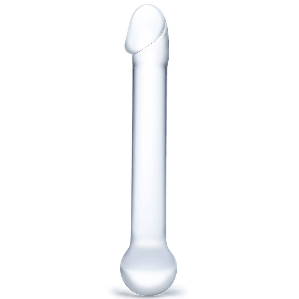 Gläs Realistic Head Glasdildo - Lustly