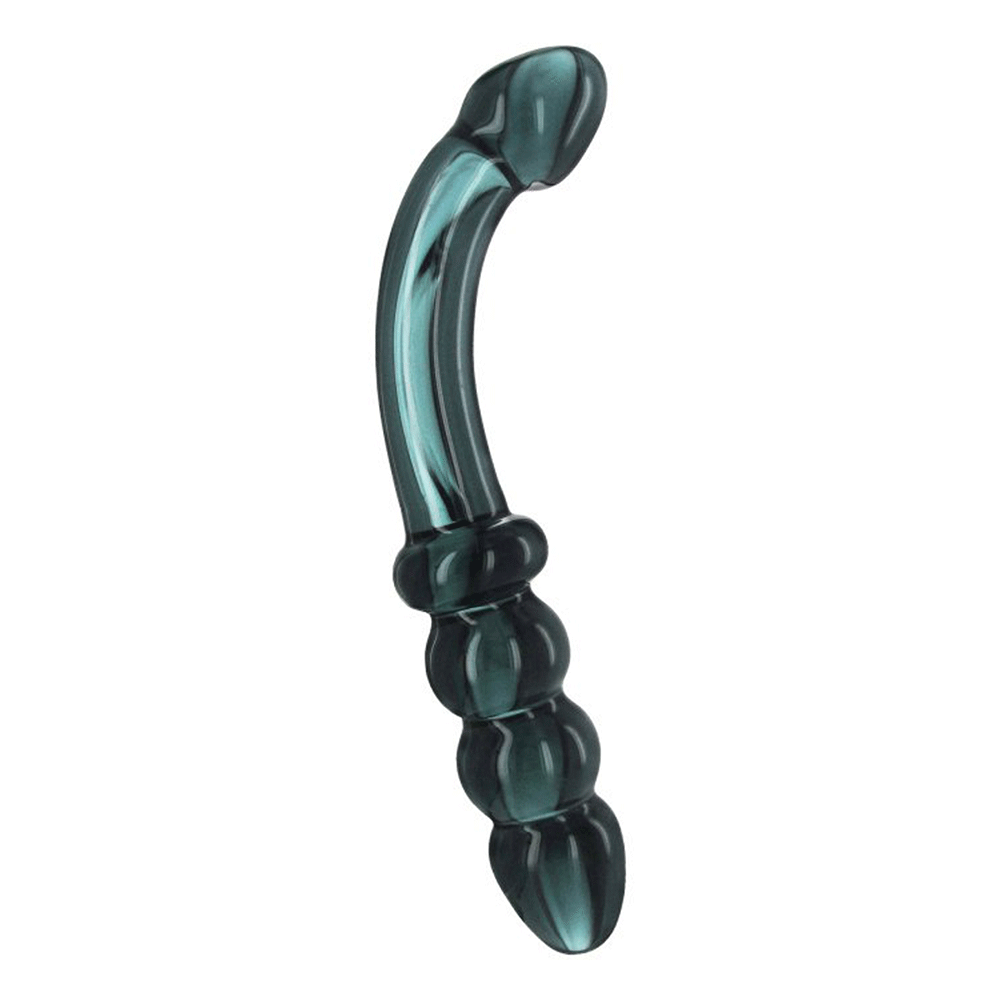 Hamsa G - Spot/Prostate Glasdildo - Smoky Jade - Lustly