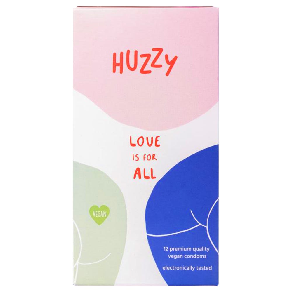 Huzzy Vegan Condoms - Lustly