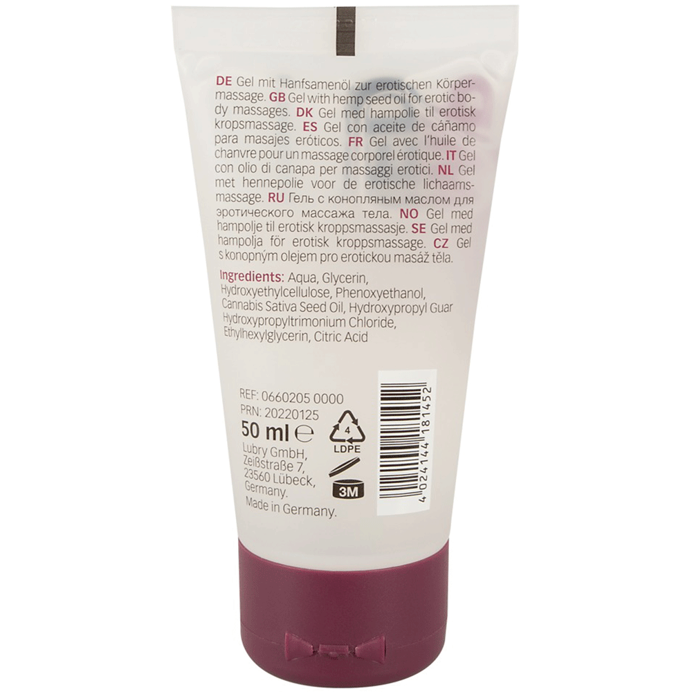 Just Play Hemp Seed - Vattenbaserat Glidmedel - Lustly