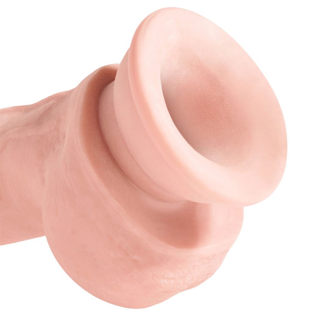King Cock Triple Density Dildo Balls 20 cm - Lustly