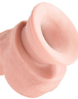 King Cock Triple Density Dildo Balls 20 cm - Lustly