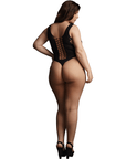 Le Désir Contrast Fence Net Teddy Queen Size - Lustly