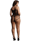 Le Désir Contrast Net Teddy Queen Size - Lustly