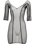 Le Désir Duo Net Sleeved Mini Dress Queen Size - Lustly