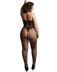 Le Désir Fishnet And Lace Bodystocking Queen Size - Lustly