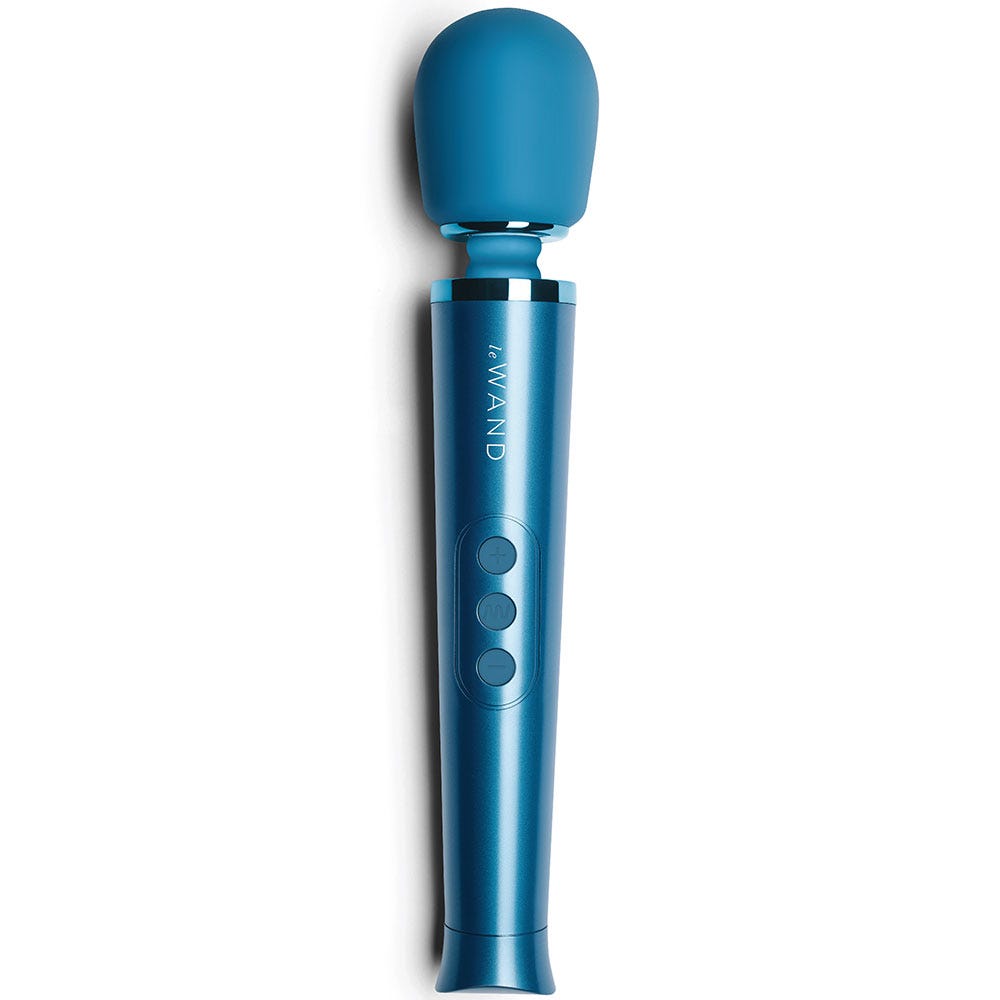 Le Wand - Petite Rechargeable Vibrating Massager Blue - Lustly
