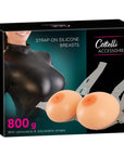 Bild på kartonen till Lösbröst Silikon Harness 800g