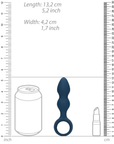 Loveline Teardrop Shaped Anal Plug Small - Lustly