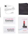 Lovense Exomoon Mini Lipstick Vibrator - Lustly