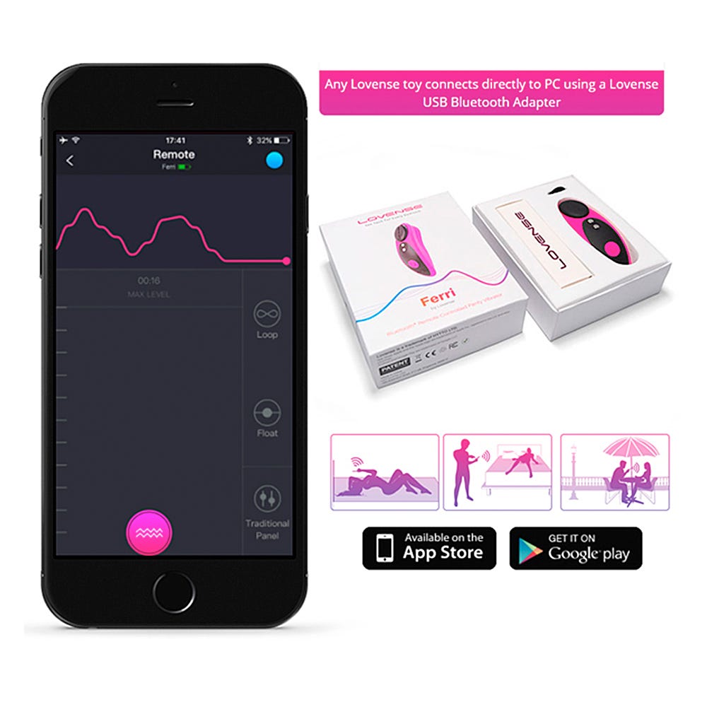 Lovense Ferri Panty Trosvibrator - Lustly