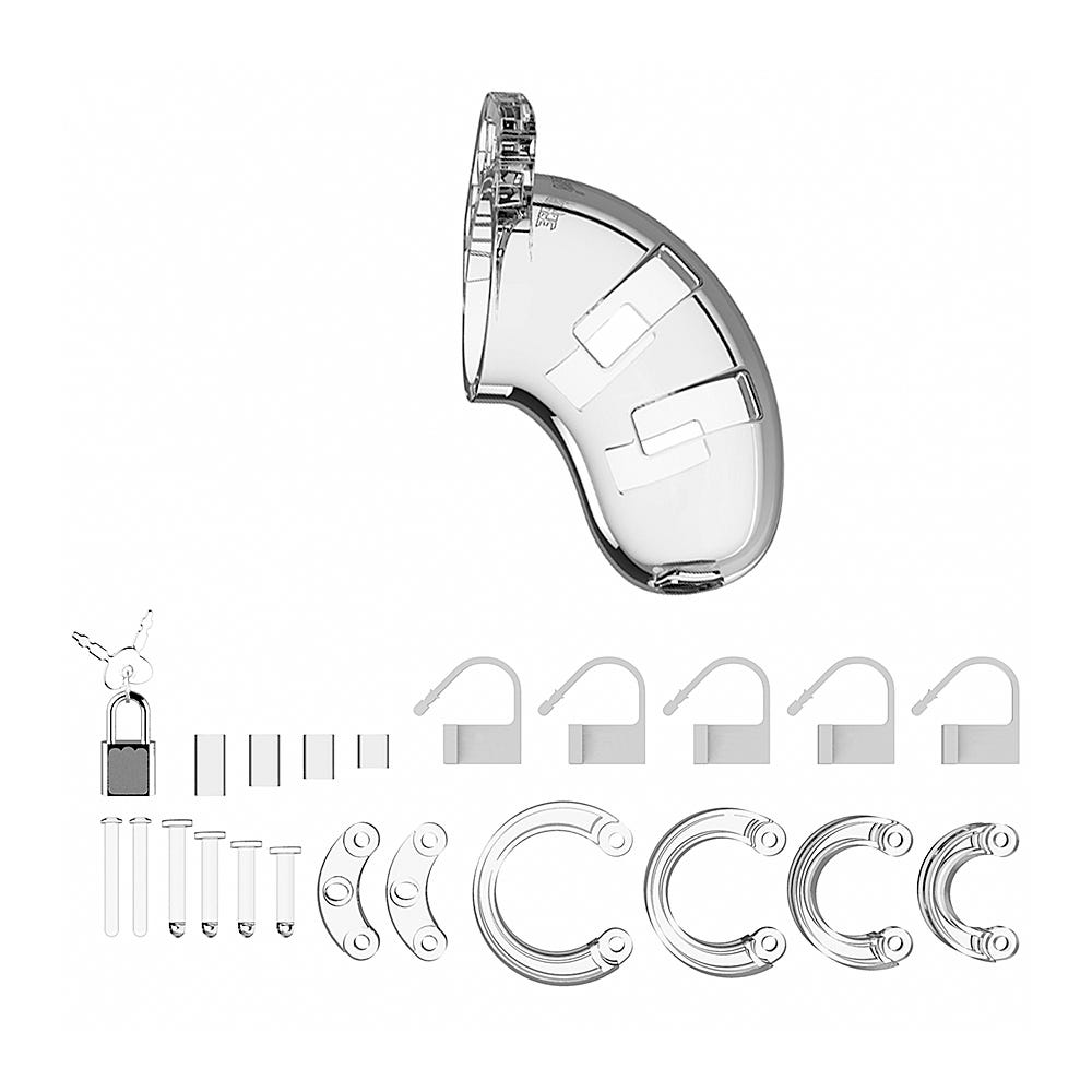Man Cage Model 1 Clear Penisbur - Lustly