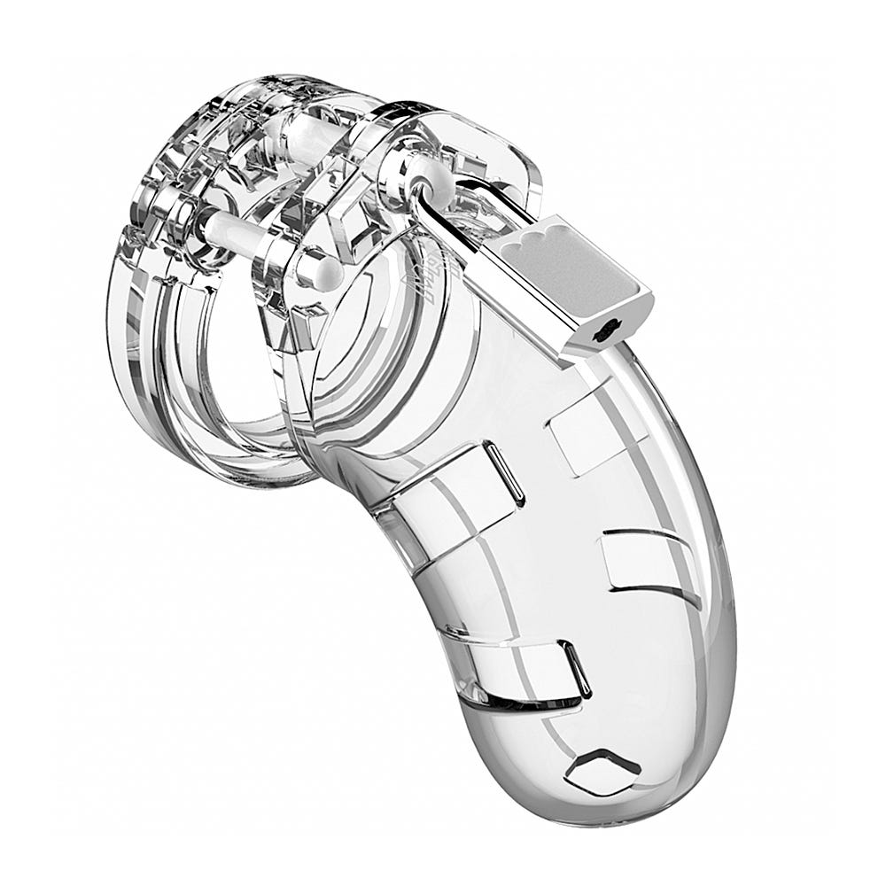 Man Cage Model 1 Clear Penisbur - Lustly