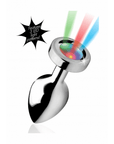 Metal Light Up Butt Plug Medium - Lustly