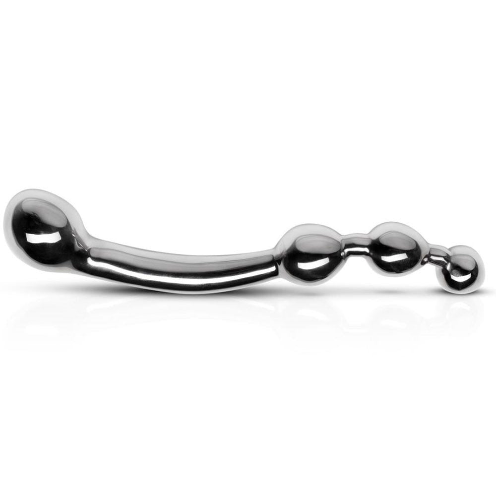 Multi - Stim Pleasure Wand Metal Dildo - Lustly