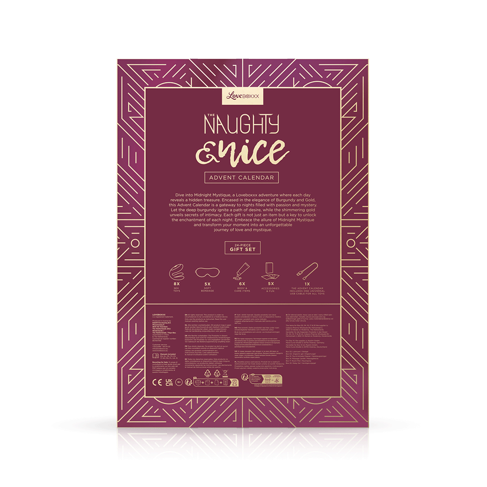 Naughty & Nice Midnight Mystique Erotisk Adventskalender 2024 - Lustly