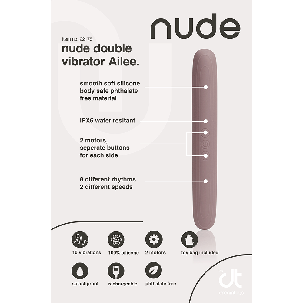 NUDE Ailee Double G - punktsvibrator - Lustly
