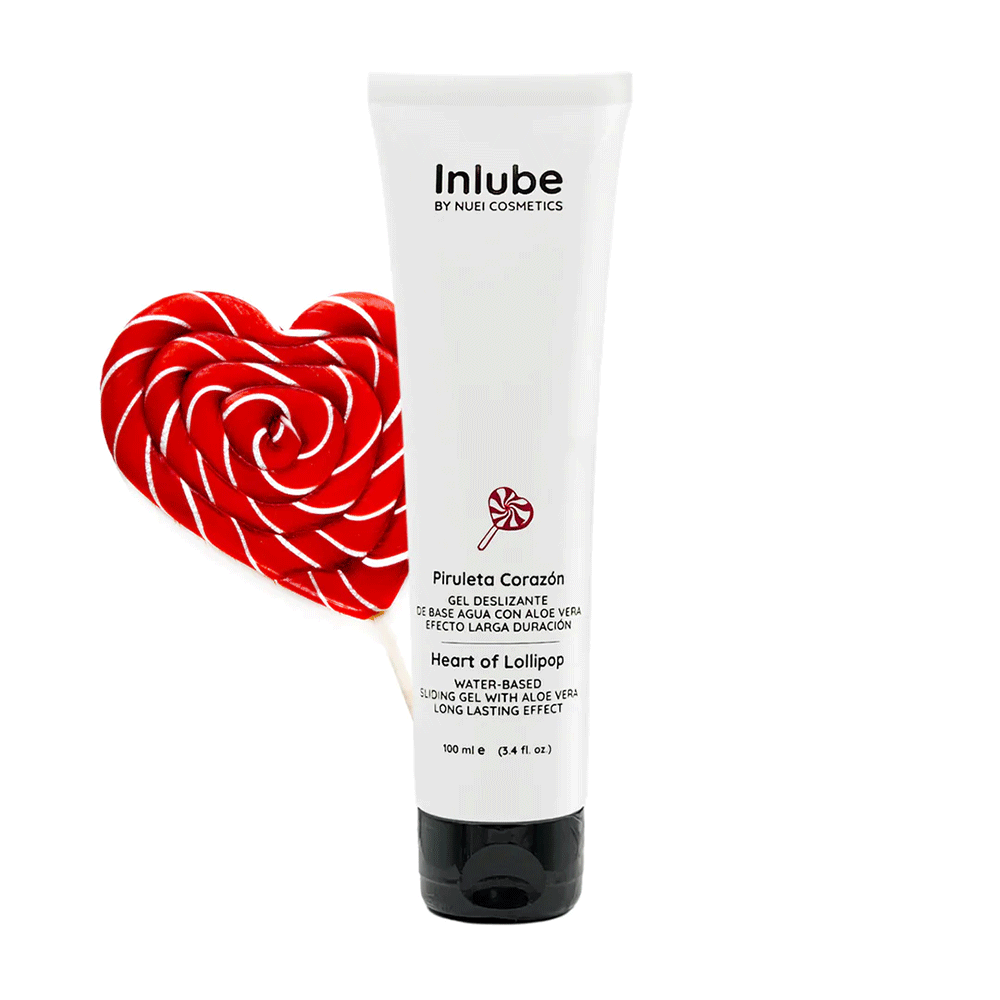 NUEI Vattenbaserat Smaksatt Glidmedel Lollipop 100ml - Lustly