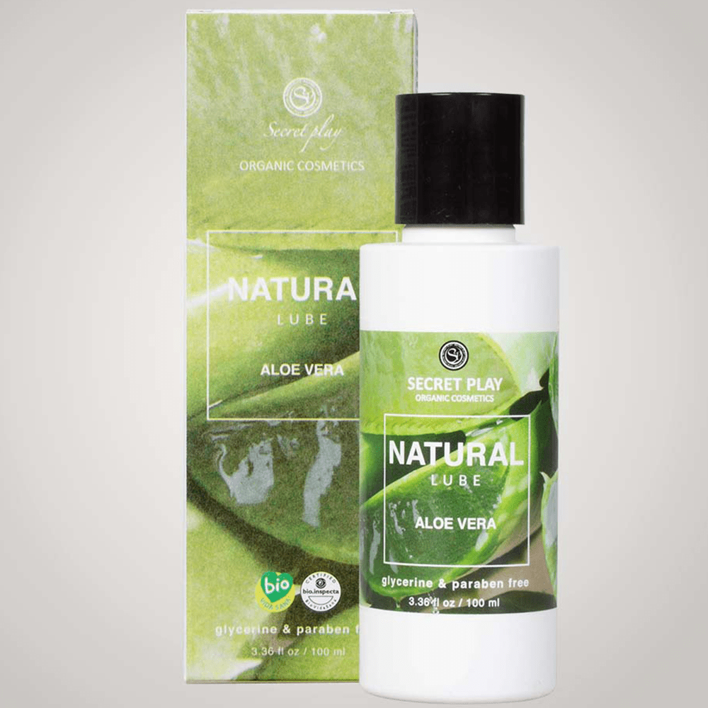 Organic Natural Lubricant Aloe Vera Vattenbaserat Glidmedel - Lustly