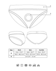 Ouch! Vibrating Strap - on High - cut Brief - Lustly