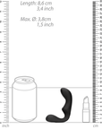 Pointed Vibrating Prostate Massager with Remote Control - Lustly
