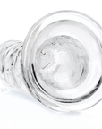 RealRock Dildo with Suction Cup Clear 14,5cm - Lustly