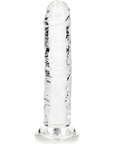 RealRock Dildo with Suction Cup Clear 14,5cm - Lustly