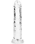 RealRock Dildo with Suction Cup Clear 14,5cm - Lustly