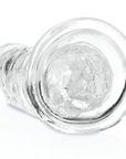 RealRock Dildo with Suction Cup Clear 18cm - Lustly