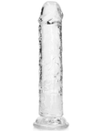 RealRock Dildo with Suction Cup Clear 18cm - Lustly