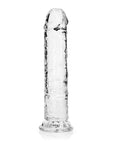 RealRock Dildo with Suction Cup Clear 20cm - Lustly