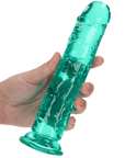 RealRock Dildo with Suction Cup Green 20cm - Lustly