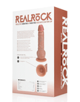 RealRock Vibrerande och Stötande Dildo 20,5cm Tan - Lustly