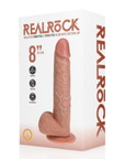 RealRock Vibrerande och Stötande Dildo 20,5cm Tan - Lustly