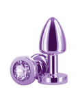 Rear Assets Petite Purple buttplug mot vit bakgrund. Köp på Lustly.se